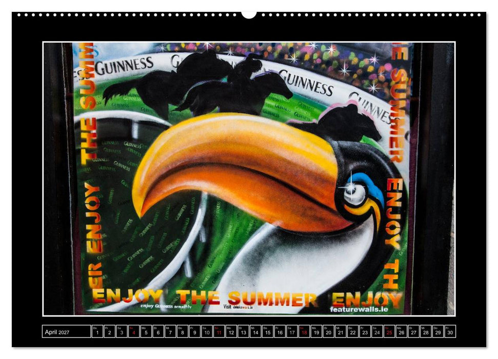 Sláinte IRLAND - Pubmalereien (CALVENDO Premium Wandkalender 2027)