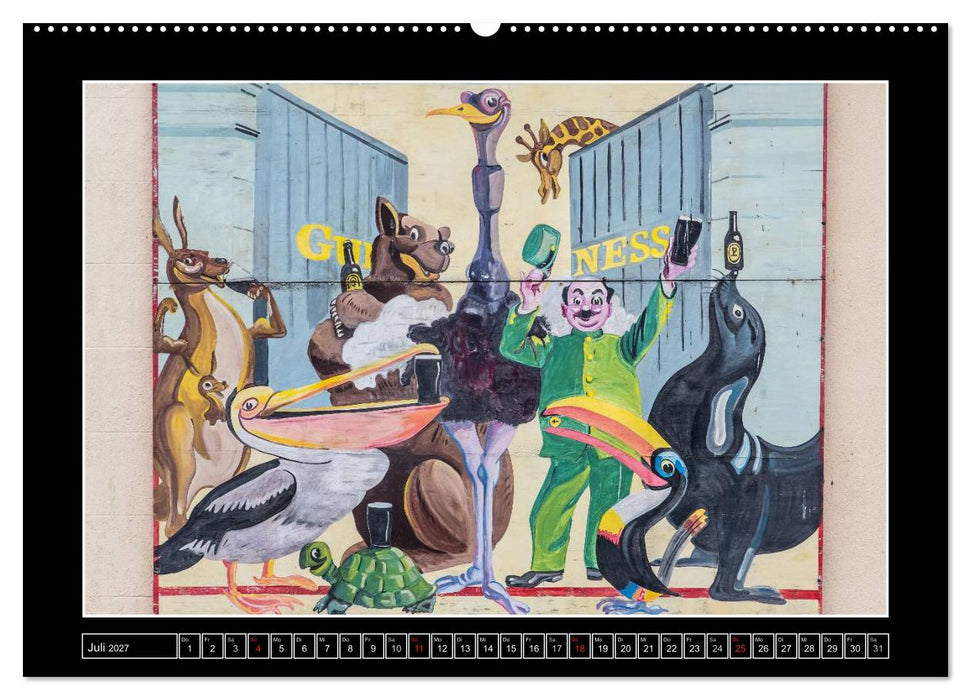 Sláinte IRLAND - Pubmalereien (CALVENDO Premium Wandkalender 2027)