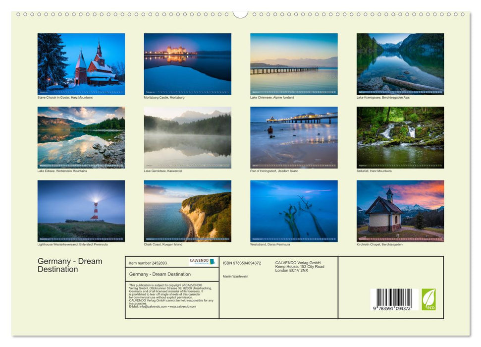 Germany - Dream Destination (CALVENDO Premium-Calendar 2027)