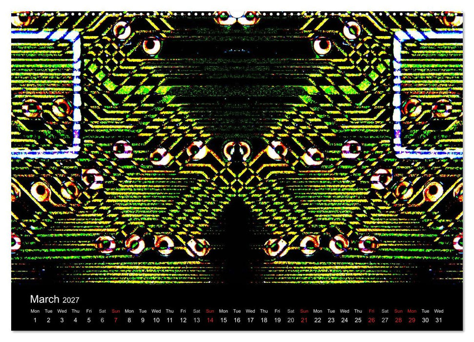 Computer Close Up (CALVENDO Premium-Calendar 2027)