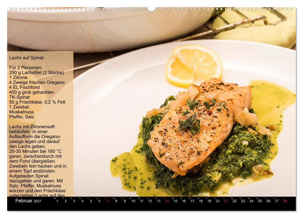 Low Carb - Leichte Rezepte für jeden Tag (CALVENDO Wandkalender 2027)