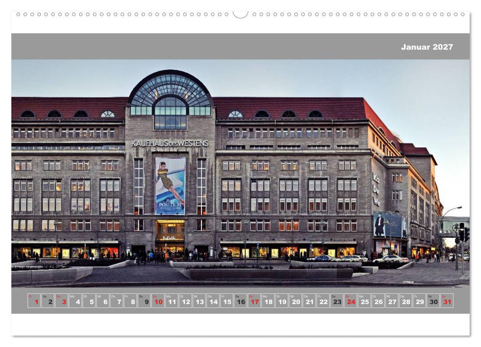 Berlin Fassade (CALVENDO Premium Wandkalender 2027)