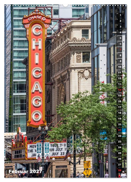 CHICAGO Der Stadtkern (CALVENDO Premium Wandkalender 2027)