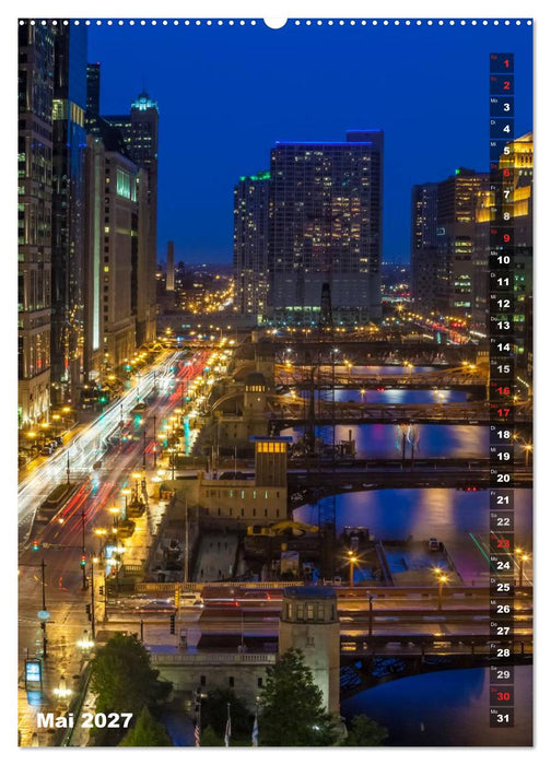 CHICAGO Der Stadtkern (CALVENDO Premium Wandkalender 2027)