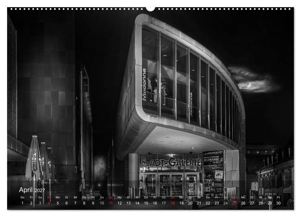 Heilbronn bei Nacht (CALVENDO Premium Wandkalender 2027)