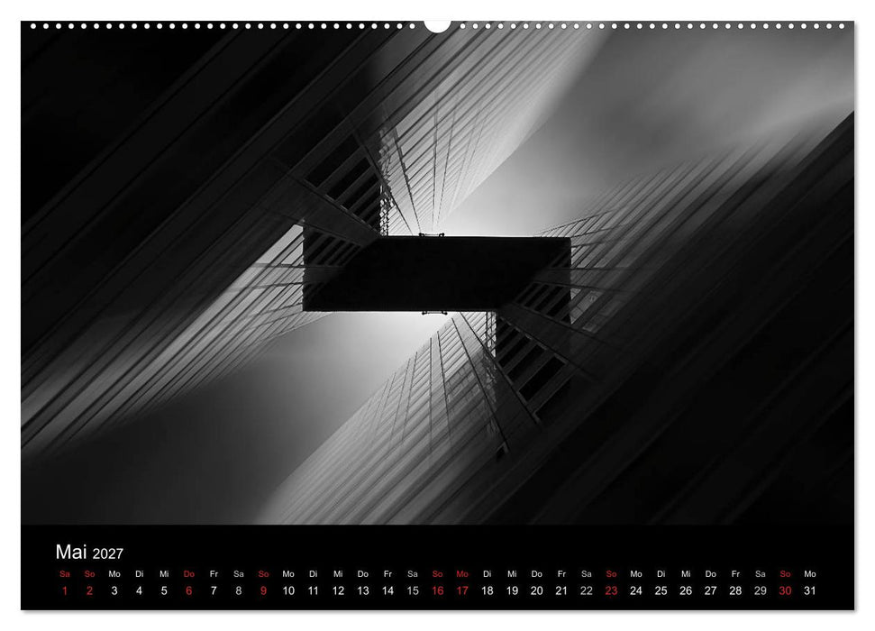 Black-Schwarz-Noir 2027 (CALVENDO Premium Wandkalender 2027)