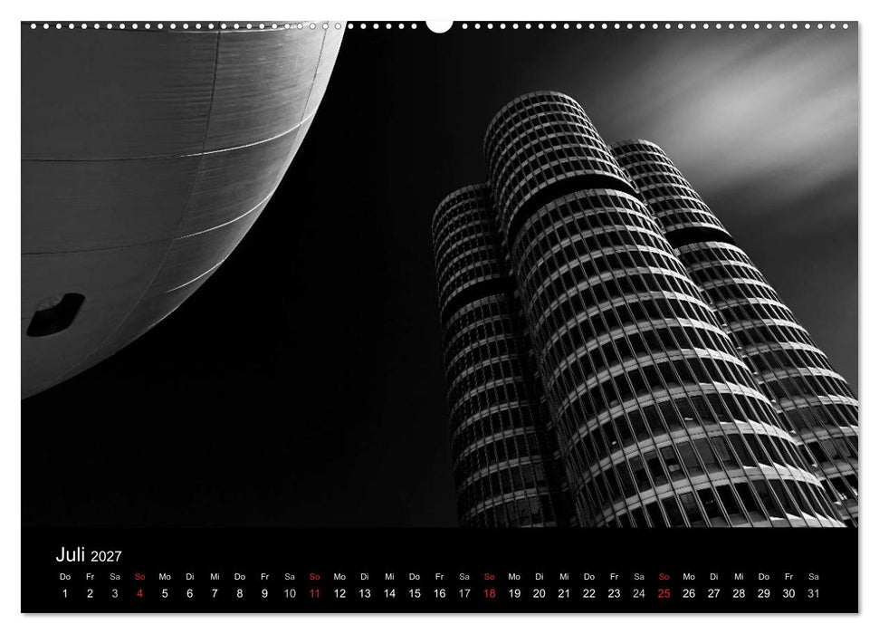 Black-Schwarz-Noir 2027 (CALVENDO Premium Wandkalender 2027)