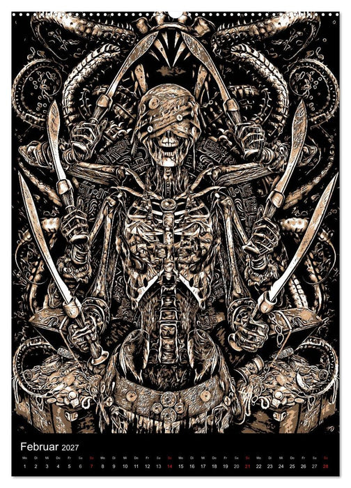 BLOODBOY/ HORROR ILLUSTRATION V1 (CALVENDO Wandkalender 2027)