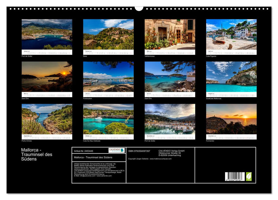 Mallorca - Trauminsel des Südens (CALVENDO Wandkalender 2027)