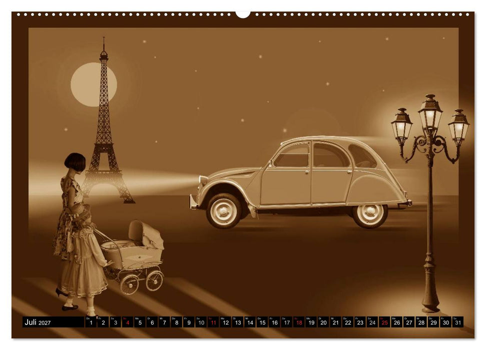 Nostalgie in Sepia (CALVENDO Premium Wandkalender 2027)
