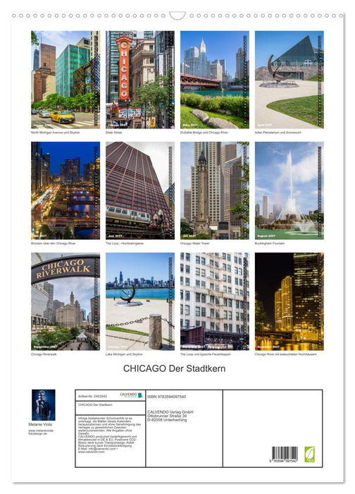 CHICAGO Der Stadtkern (CALVENDO Wandkalender 2027)
