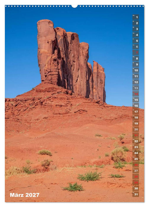 ARIZONA UND UTAH Rote Felsen (CALVENDO Premium Wandkalender 2027)
