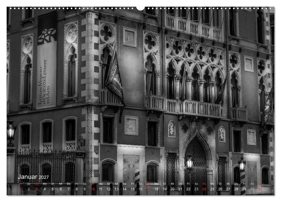 Venedig - Licht und Schatten (CALVENDO Premium Wandkalender 2027)