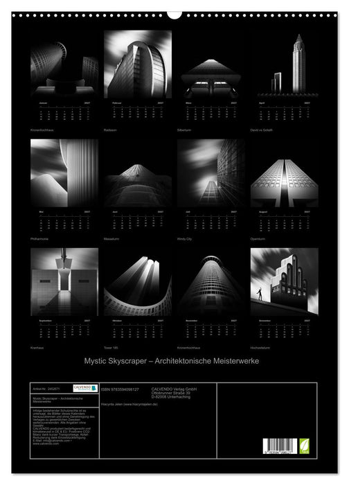 Mystic Skyscraper – Architektonische Meisterwerke (CALVENDO Wandkalender 2027)