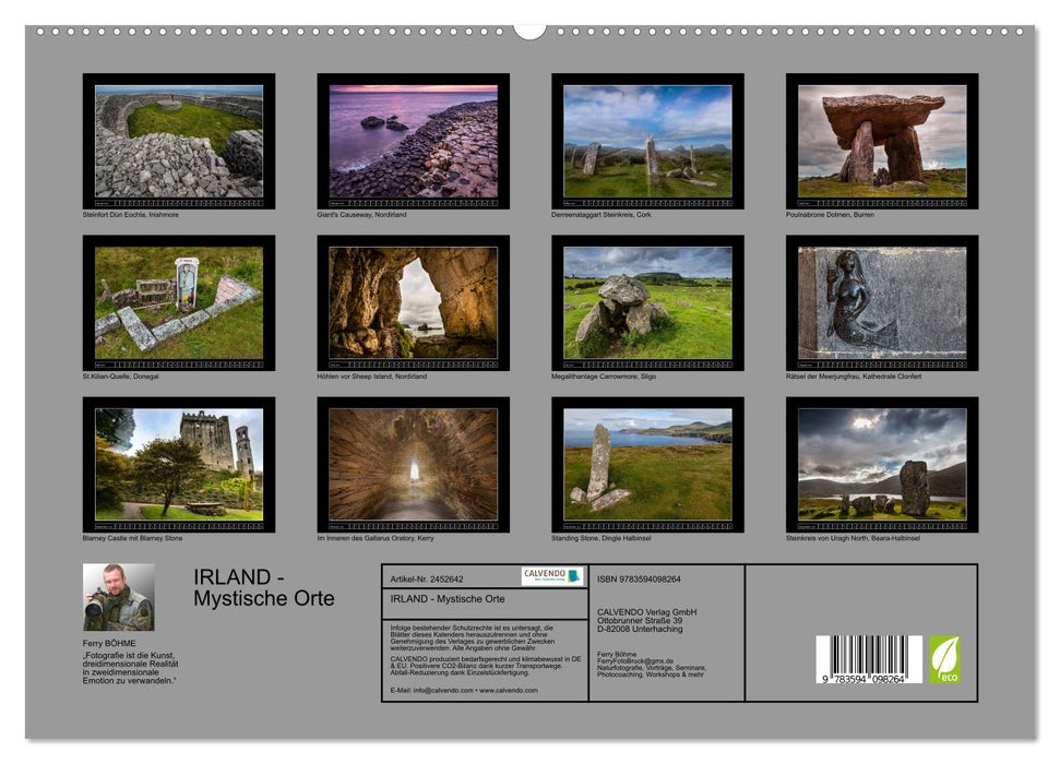 IRLAND - Mystische Orte (CALVENDO Premium Wandkalender 2027)