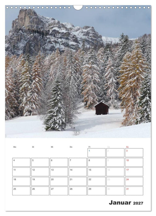 Alta Badia – Traumlandschaft für Bergsteiger und Wanderer (CALVENDO Wandkalender 2027)
