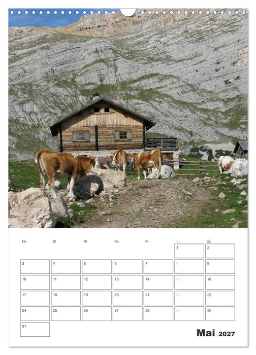 Alta Badia – Traumlandschaft für Bergsteiger und Wanderer (CALVENDO Wandkalender 2027)