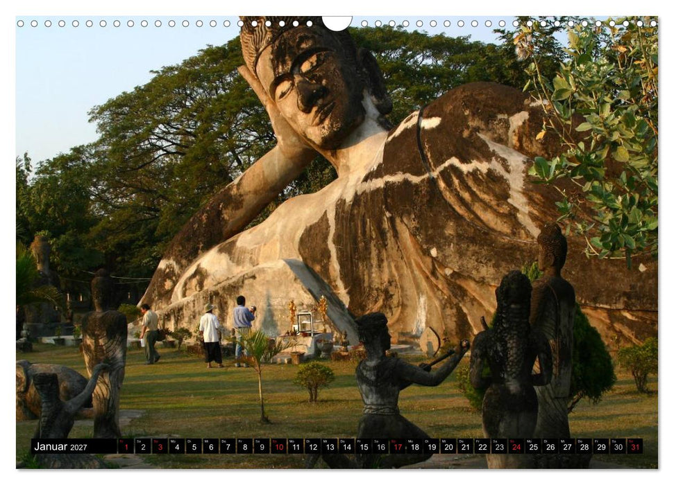 Volksrepublik Laos (CALVENDO Wandkalender 2027)