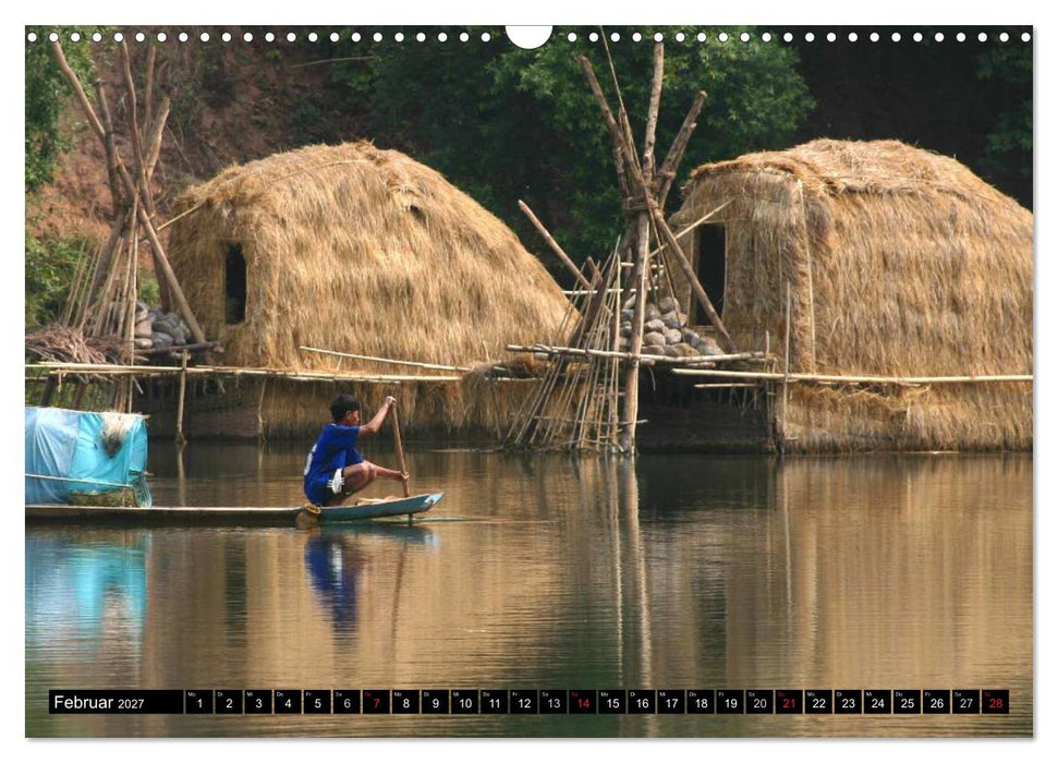 Volksrepublik Laos (CALVENDO Wandkalender 2027)