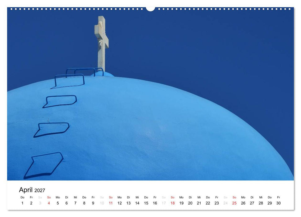 Kirchen und Klöster Griechenlands (CALVENDO Wandkalender 2027)