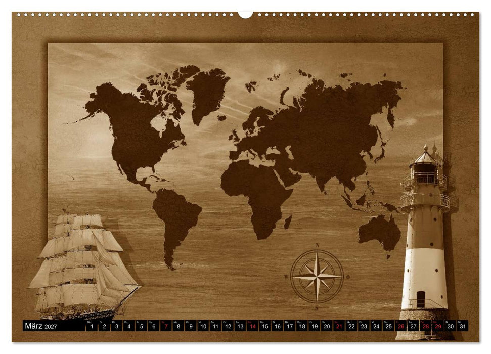 Nostalgie in Sepia (CALVENDO Wandkalender 2027)
