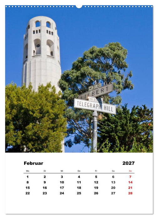 SAN FRANCISCO im Sommer (CALVENDO Premium Wandkalender 2027)