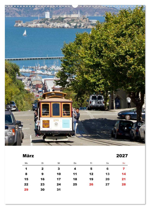 SAN FRANCISCO im Sommer (CALVENDO Premium Wandkalender 2027)