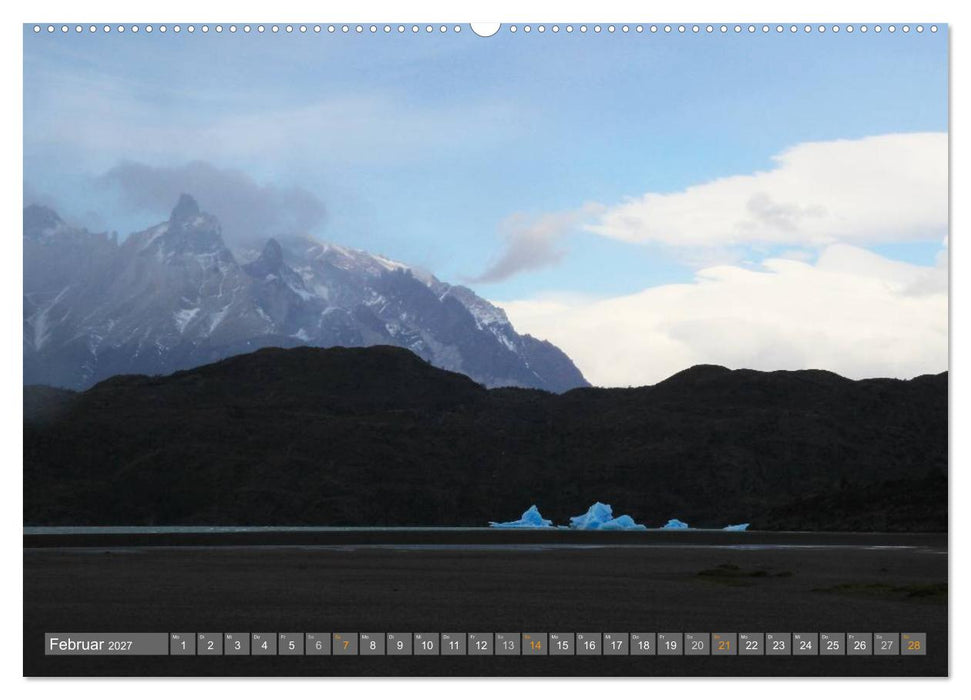 Patagonien, Gletscher, Berge und unendliche Weiten (CALVENDO Wandkalender 2027)