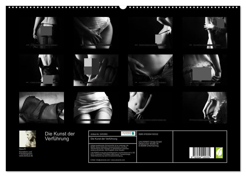 Die Kunst der Verführung (CALVENDO Premium Wandkalender 2027)
