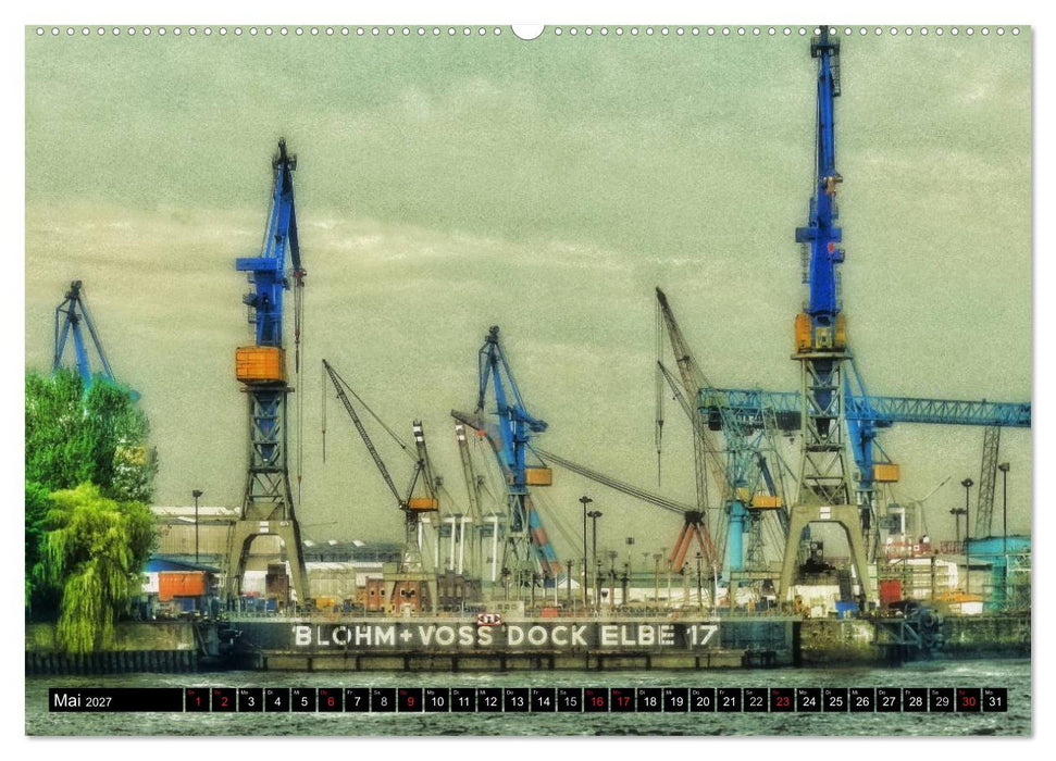 Faszination Hafen - Hamburg (CALVENDO Wandkalender 2027)