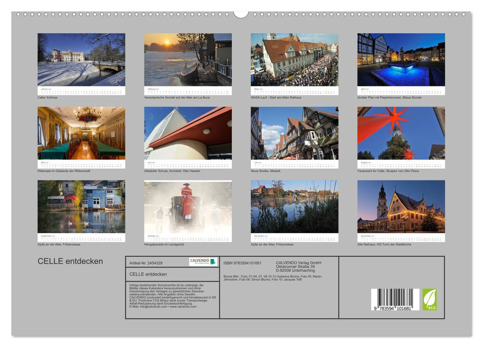 CELLE entdecken (CALVENDO Premium Wandkalender 2027)