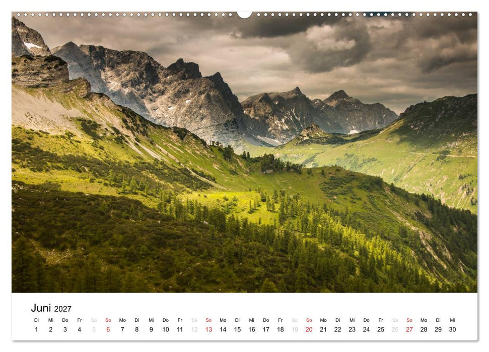 Bergpixel "kreuz und quer durch die Alpen" (CALVENDO Wandkalender 2027)