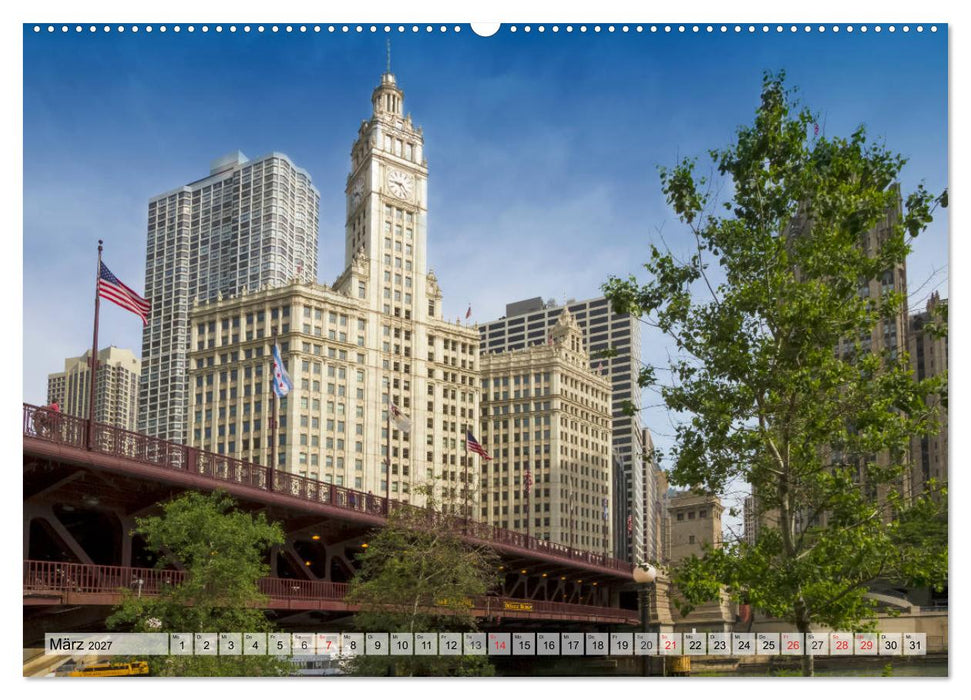 CHICAGO Stadtzentrum (CALVENDO Wandkalender 2027)