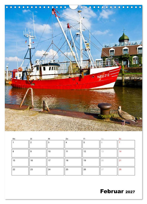 Neuharlingersiel Hafenromantik / Planer (CALVENDO Wandkalender 2027)