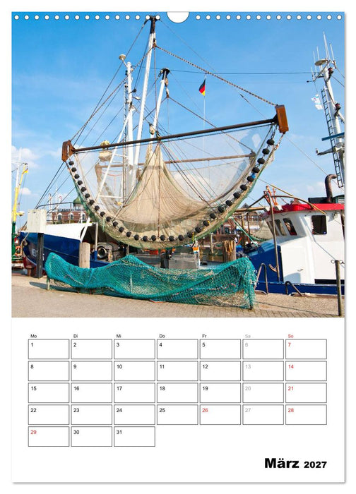 Neuharlingersiel Hafenromantik / Planer (CALVENDO Wandkalender 2027)
