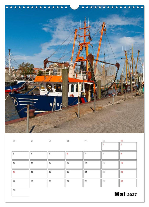 Neuharlingersiel Hafenromantik / Planer (CALVENDO Wandkalender 2027)