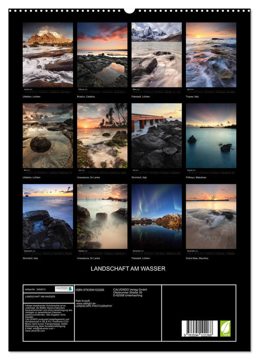 LANDSCHAFT AM WASSER (CALVENDO Premium Wandkalender 2027)