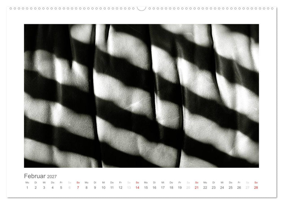 einfach schwarz-weiß (CALVENDO Wandkalender 2027)