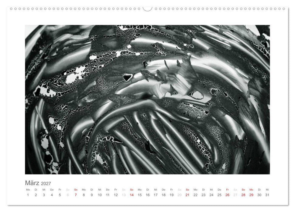 einfach schwarz-weiß (CALVENDO Wandkalender 2027)