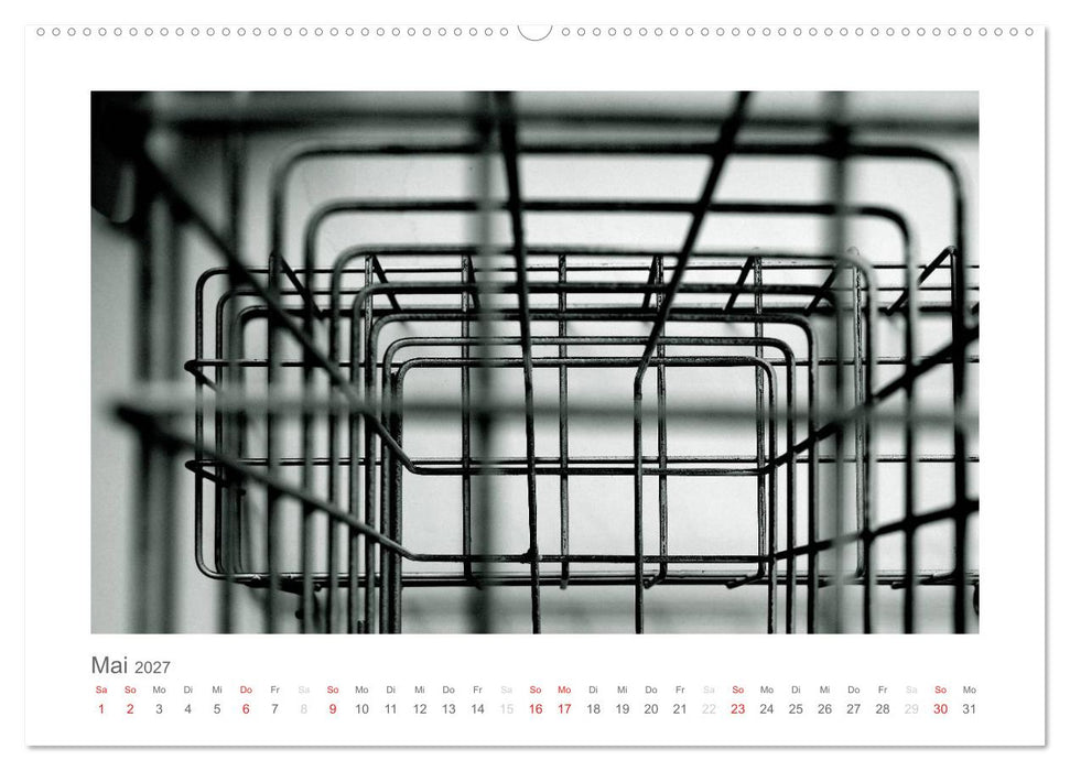 einfach schwarz-weiß (CALVENDO Wandkalender 2027)