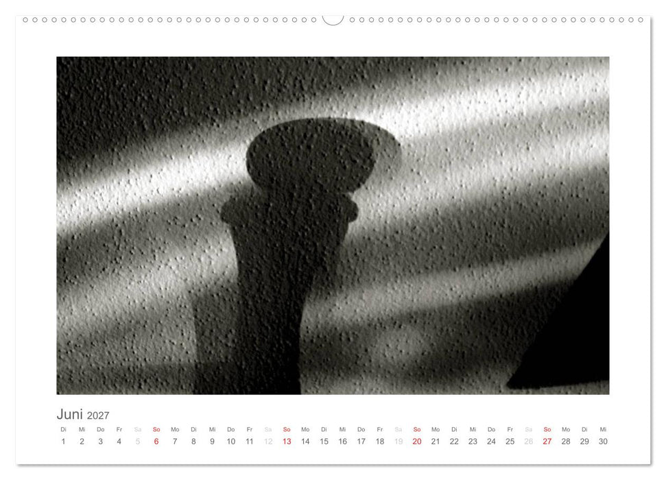 einfach schwarz-weiß (CALVENDO Wandkalender 2027)