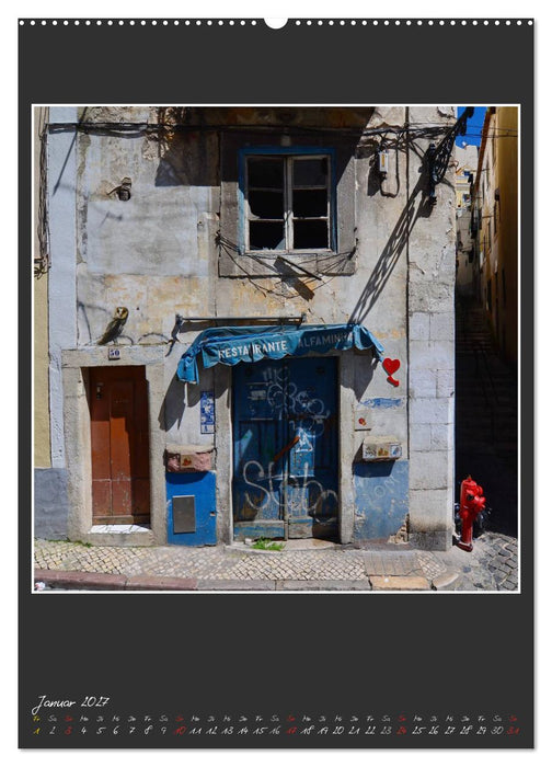 In den Straßen und Gassen von Lissabon 2027 (CALVENDO Wandkalender 2027)