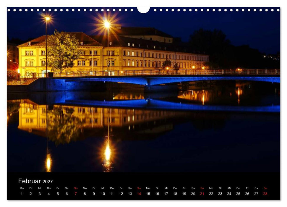 Landshut bei Tag und Nacht (CALVENDO Wandkalender 2027)