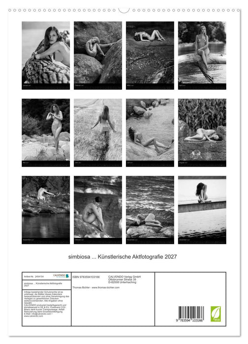 simbiosa... Künstlerische Aktfotografie 2027 (CALVENDO Premium Wandkalender 2027)