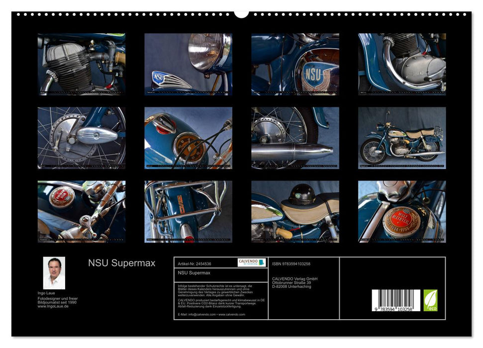 NSU Supermax (CALVENDO Premium Wandkalender 2027)
