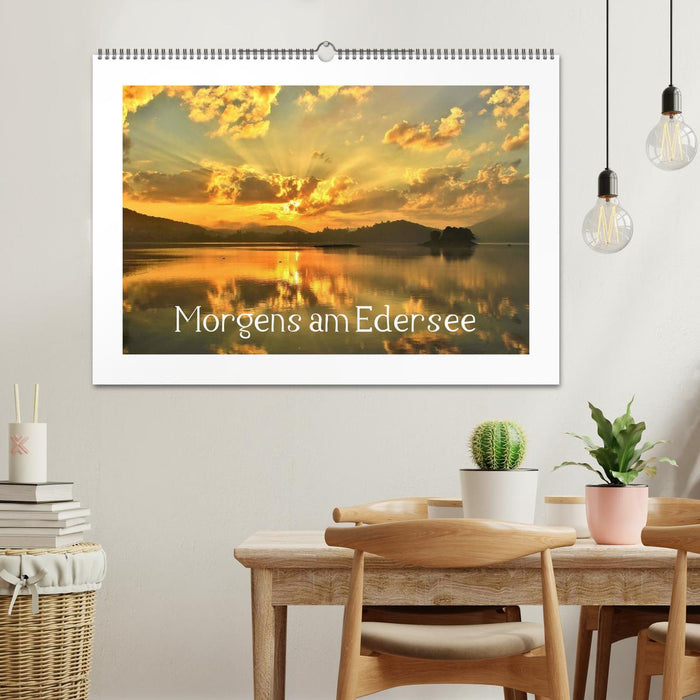 Morgens am Edersee (CALVENDO Wandkalender 2027)