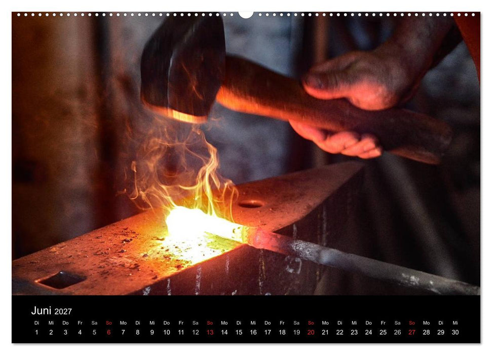 Alte Handwerkskunst Messerschmied (CALVENDO Wandkalender 2027)