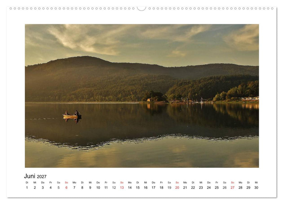 Morgens am Edersee (CALVENDO Premium Wandkalender 2027)
