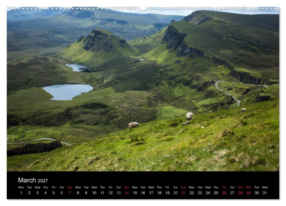 Skye - Scottish islands (CALVENDO Premium-Calendar 2027)