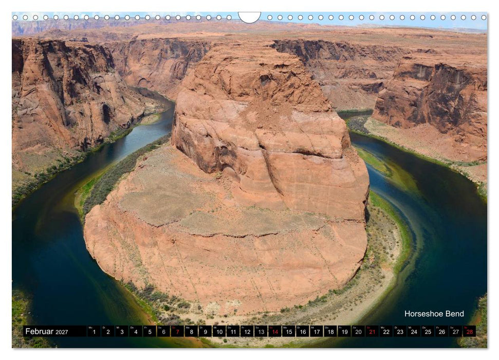 USA - Naturlandschaften des Wilden Westens (CALVENDO Wandkalender 2027)
